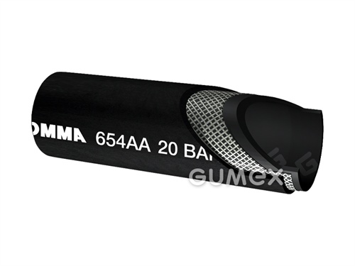 T654 AA, 8/14mm, 20bar, NBR/CR, -40°C/+125°C, schwarz, 